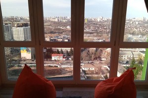 Видовая квартира на 26 этаже после ремонта, панорамные окна