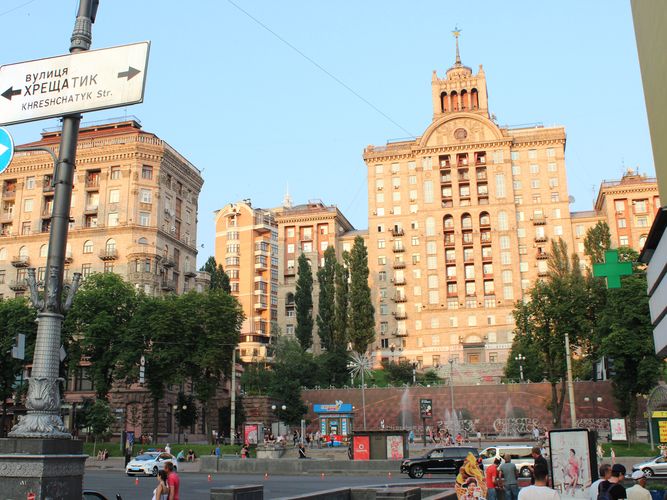 Крещатик, центр Киева