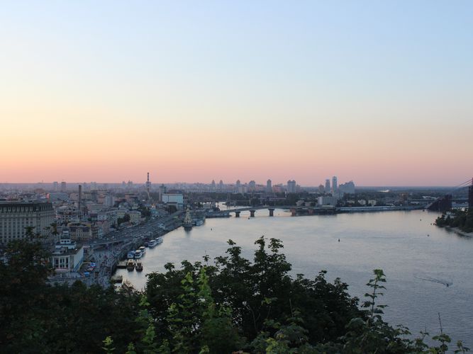Киев, вид на город